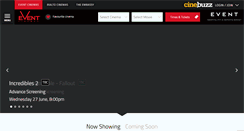 Desktop Screenshot of eventcinemas.co.nz